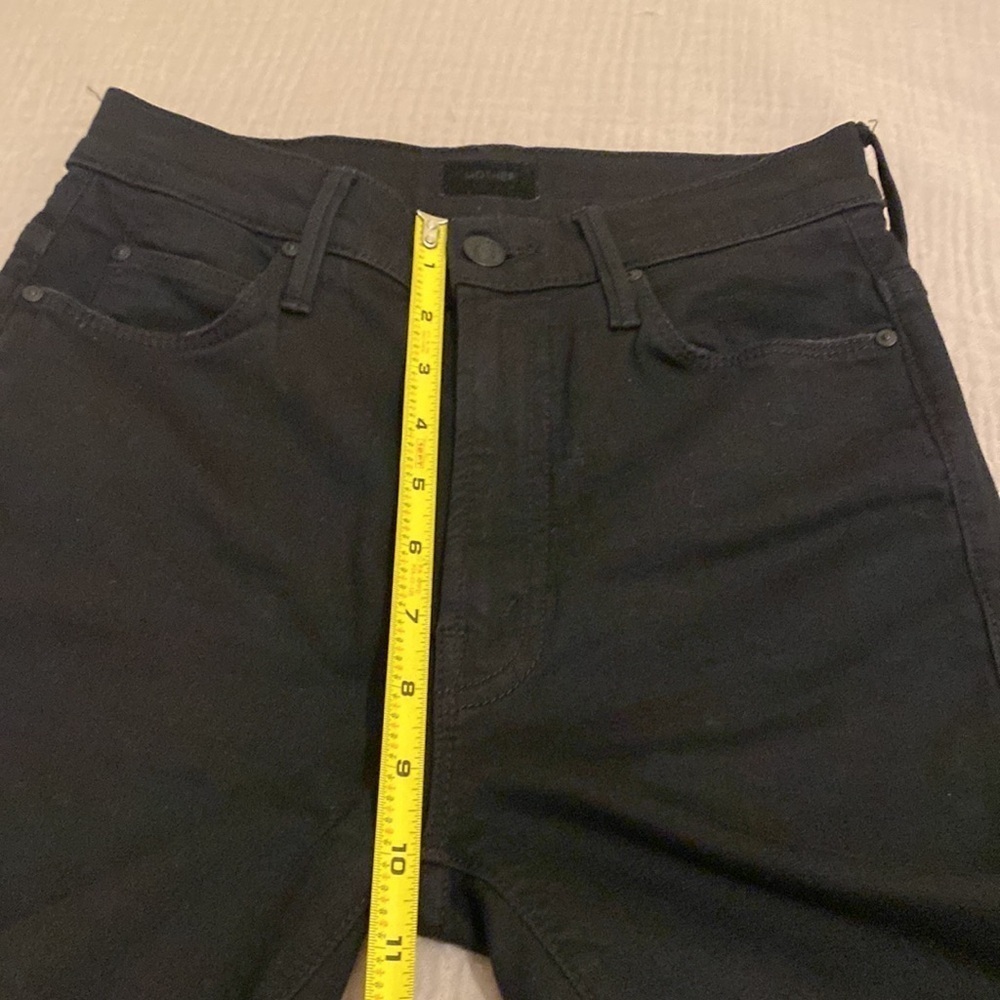 Mother stunner zip ankle step gray not guilty black jeans . Size 25. - Picture 9 of 15